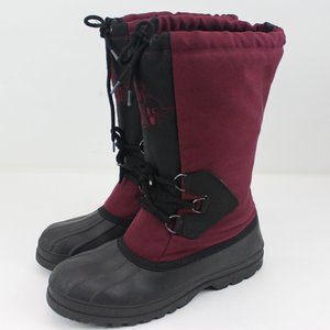 Women's Artic Cat Winter  Black & Maroon Size 10